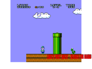 Luigi's First Quest - Search for Mario (SMB1 Hack) Cover